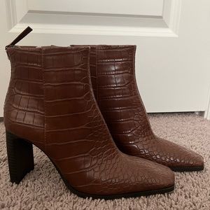 Mango Croc Booties
